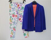 SPRING / floral / 1980s / LEGGINGS