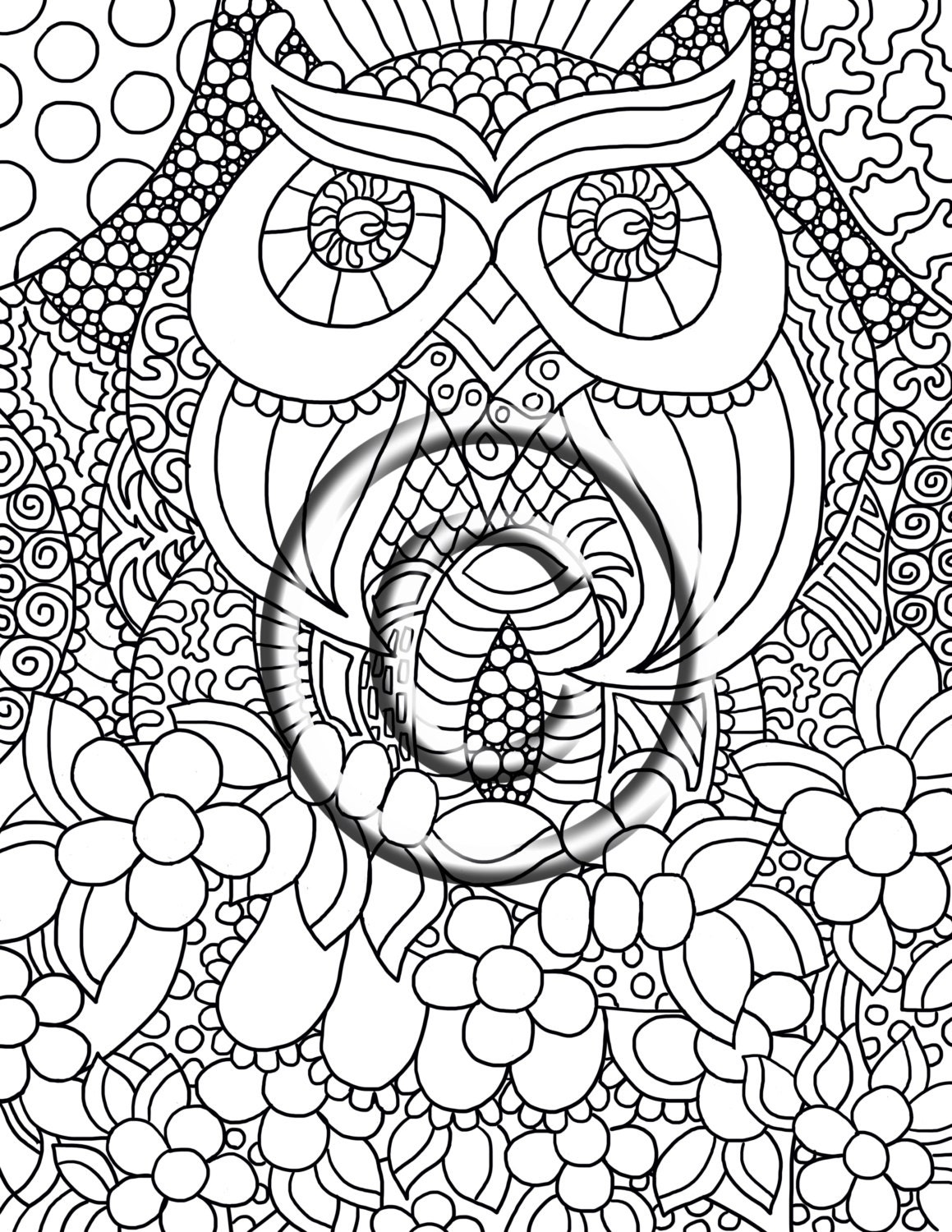 zendoodle coloring pages for adults - photo #19
