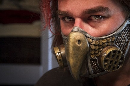 Steampunk Owl Gas Mask Respirator - gryphonsegg