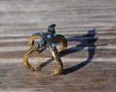 Retro Cute Starfish Ring