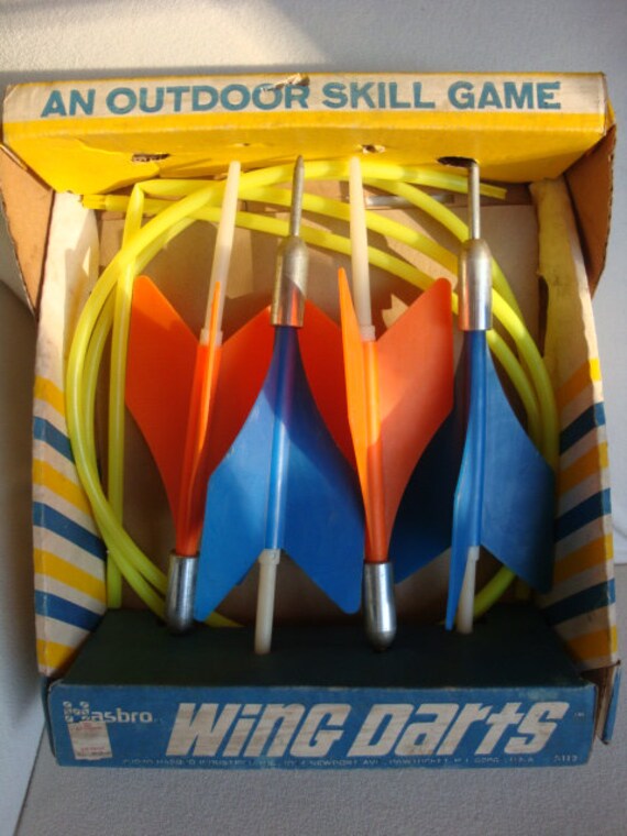 Hasbro Wing Darts LAWN DARTS 1970 by HouseOnRoseSt on Etsy