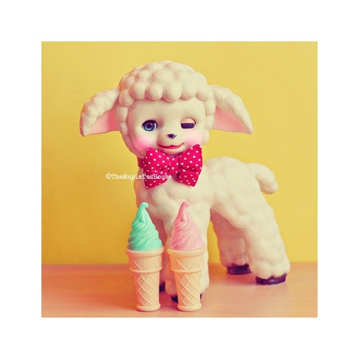 Mr. Wooly, 5x5" , Photograph Print