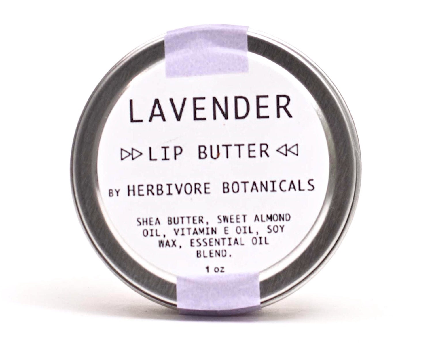 Lavender Lip Butter. Large Size. 1 oz tin. Shea Butter. 100% Natural. Vegan. Lip Butter. Lip Balm.