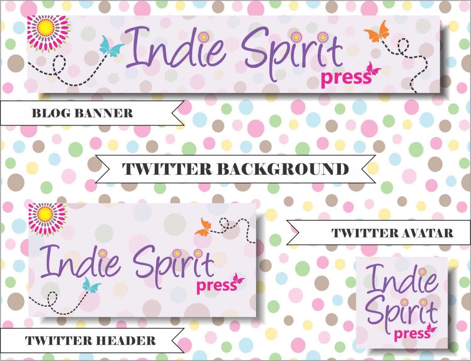 Custom Shop Social Media Graphics / Banner / Avatar / Header