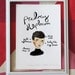 Style Icon Audrey Hepburn A5 Archival Art Print
