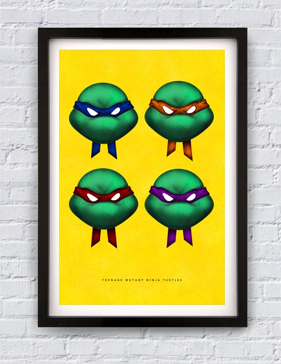 Teenage Mutant Ninja Turtles Group Print 11X17"