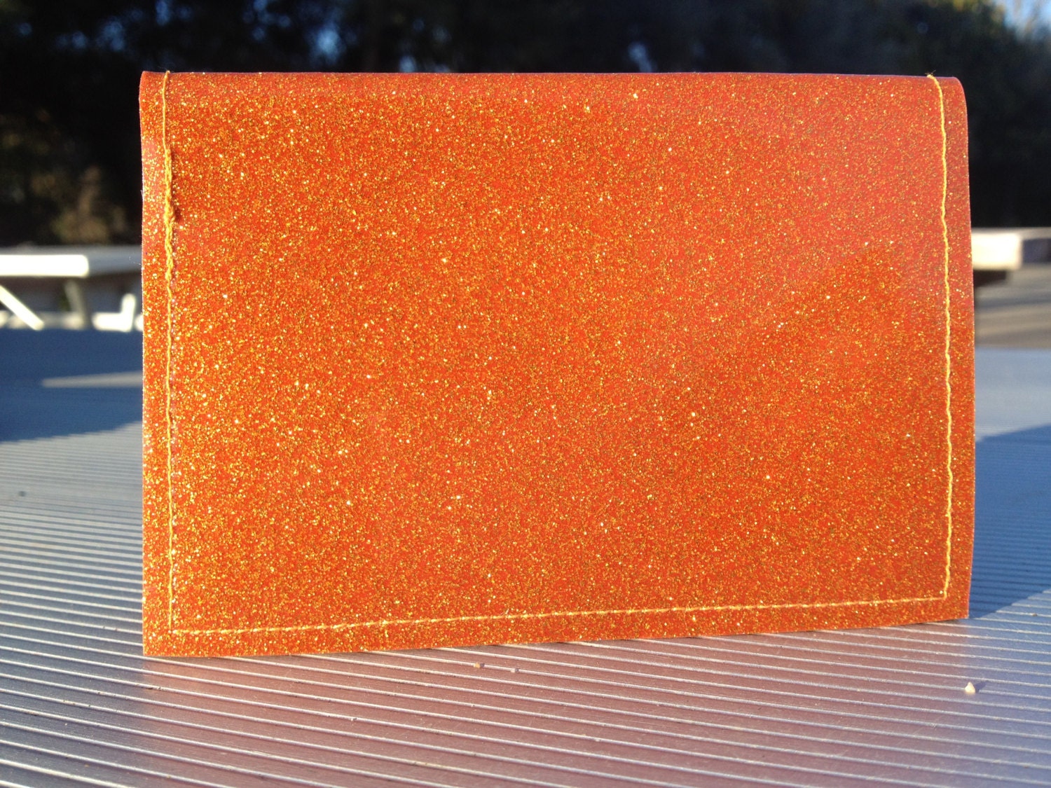 Glitter Vinyl Billfold Wallet