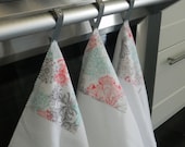 The Original Snap to Hang Flour Sack Kitchen Towel in "Outdoor Wedding" Print from Fresh Air Collection