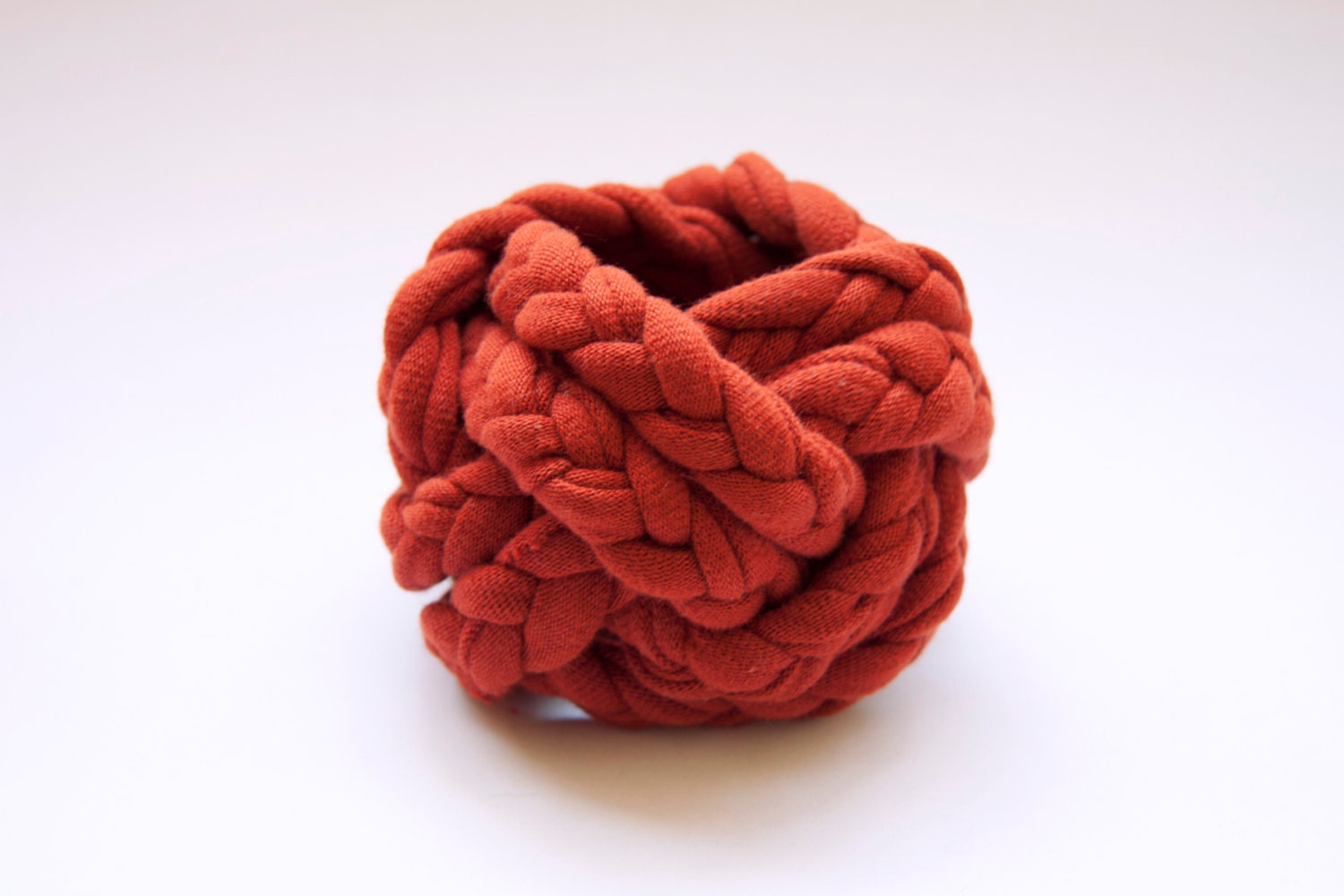 one rust vintage woven fabric bracelet, large cuff, ONEAVAILABLE