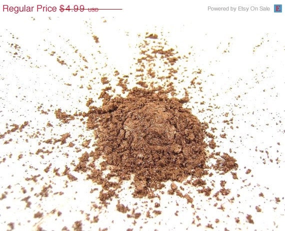 CLEARANCE ITEM 70% OFF Eyeshadow Mineral Makeup - Bronze Shimmer Eyeshadow - 1g Mineral Makeup Vegan Eyeshadow