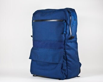 Medium Backpack -- Blue -- made to order.