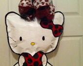 Hello kitty door hanger