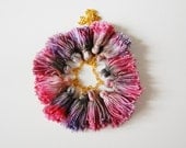 Purple rain - hand dyed tassel necklace / mur Mur