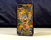 Camo Rustic Deer Hunter iPhone 4 / 4S Case Cover