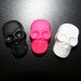Set of 3 Smiling Skulls - Day of the Dead - Cabochon Flatbacks