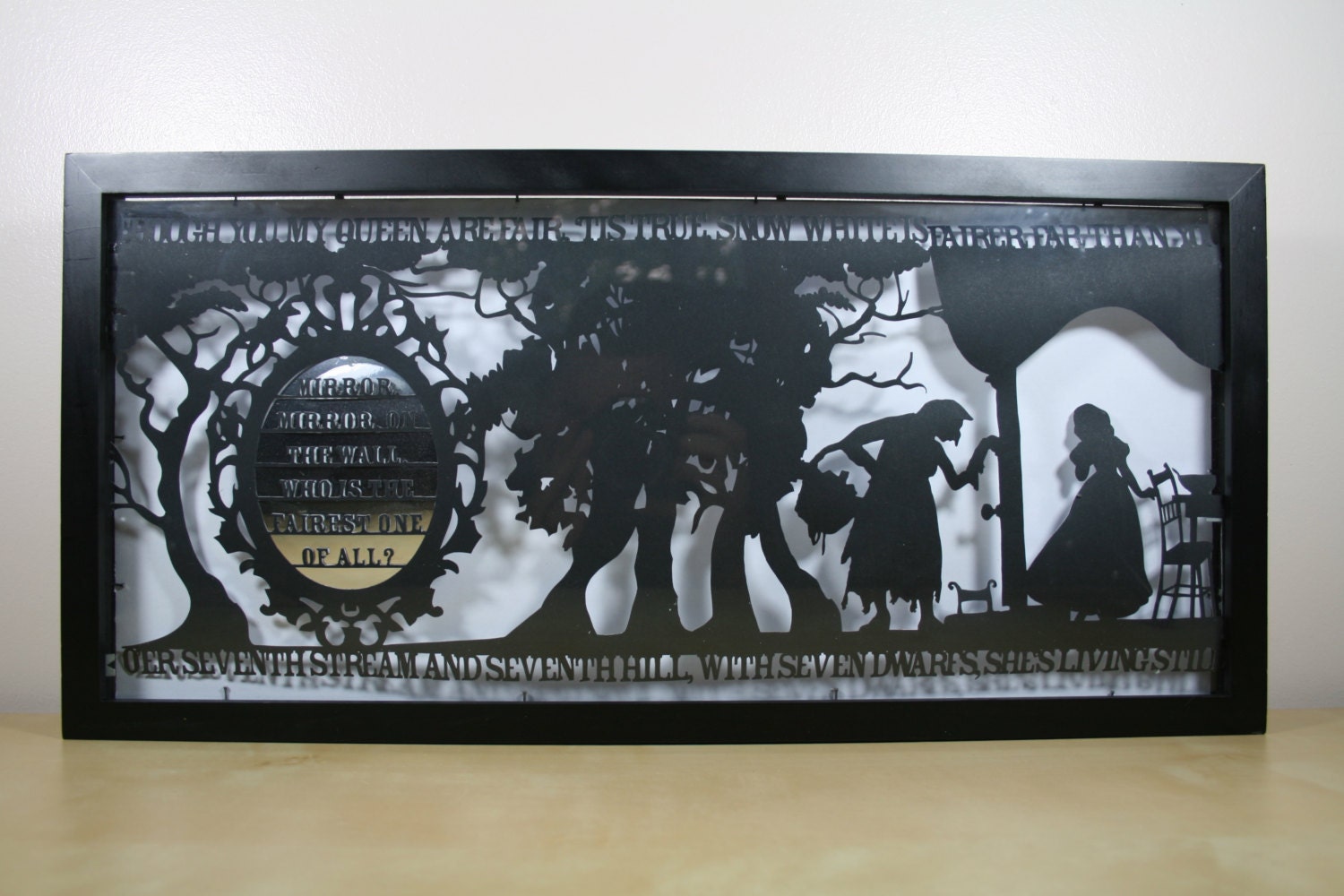 Snow White's Mirror Papercut
