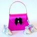 Purse Party Favor made of fabric and paper