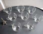Twenty Vintage Glassware Party Punch Cups with Handles