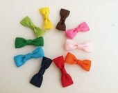 2 Hair Bows,Mini bow tie hair clip for  Baby, Toddler and Girls