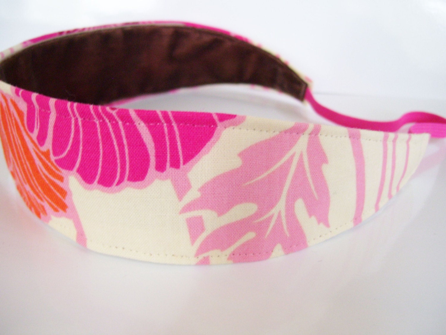Poppy in Magenta Fabric No Slip Headband