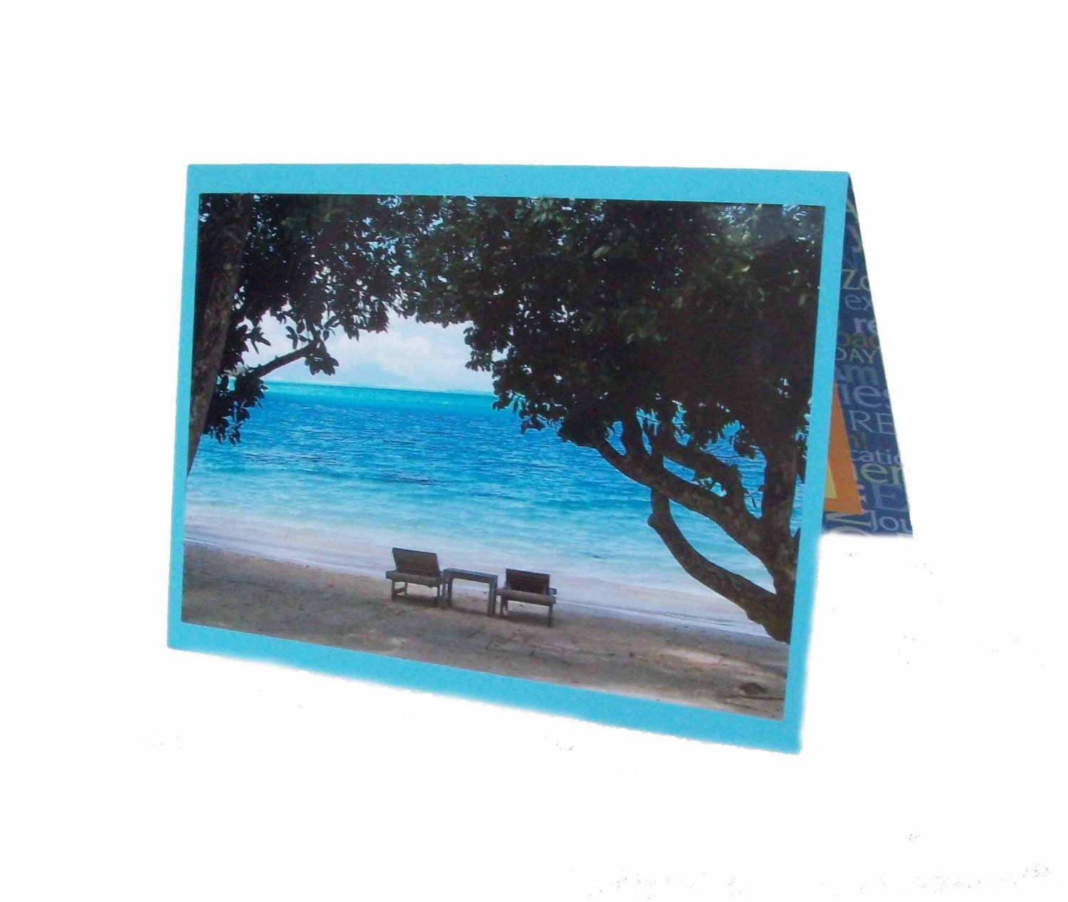 Beach Photo Card, Beach Greeting Card