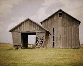 Rustic Grey Barns 8x10 Fine Art Photography Farm Country Shabby Chic Vintage Home Decor Wall Art Farmhouse