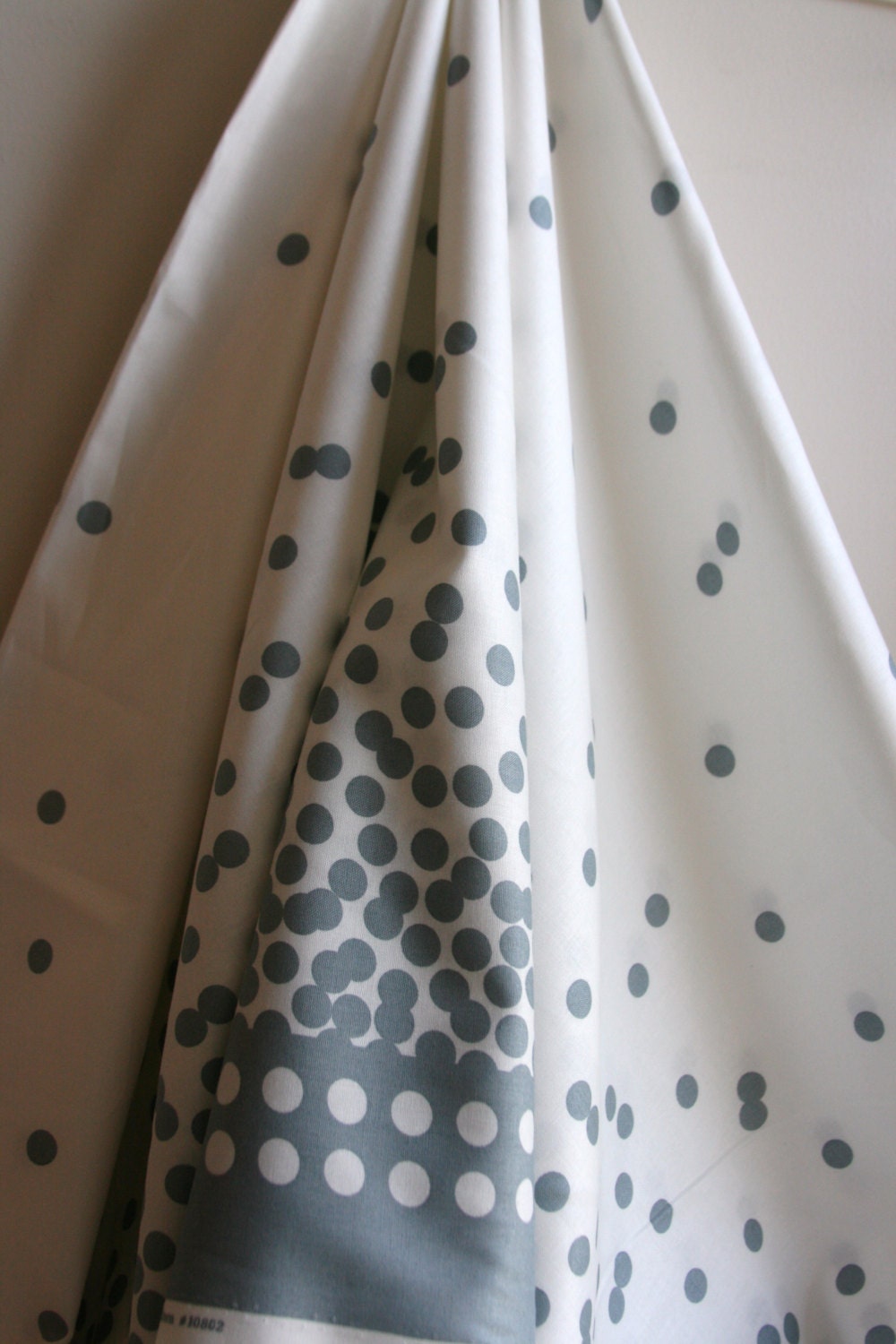 Metro Dots Dotty Ombre in Graphite Grey by V & Co. for Moda - ONE YARD CUT