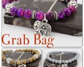 Elephant Bracelet, Grab Bag, Gemstone