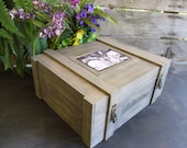 Wedding Wine Box Barnwood Inspired Extra Large for Wedding Wine Ceremony Custom and Personalized