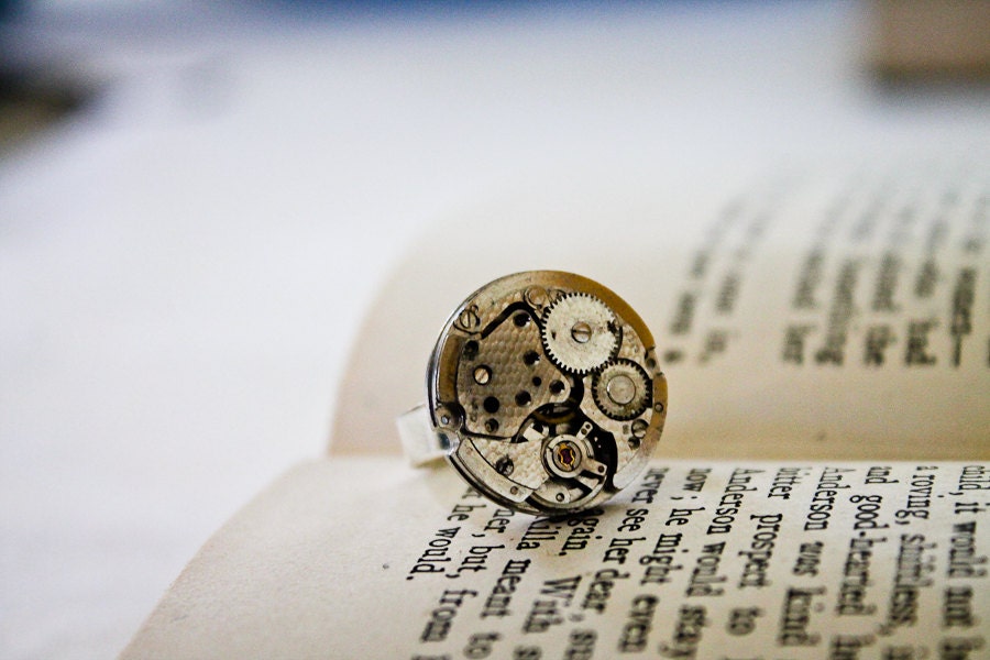 Vintage Steampunk Ring - Made in NZ