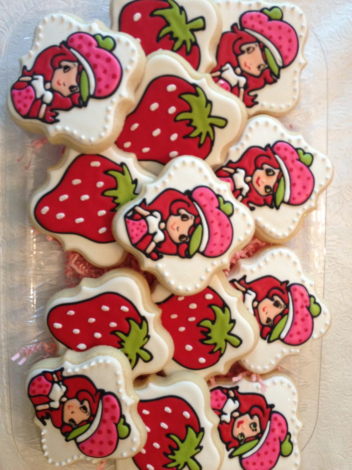 Strawberry Shortcake Custom Cookies - THICK and SOFT Il_170x135