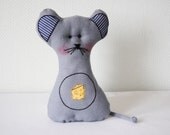 Crib toy. Summer baby. Stuffed Mouse. Plush mouse. Mousy. Mouse toy.