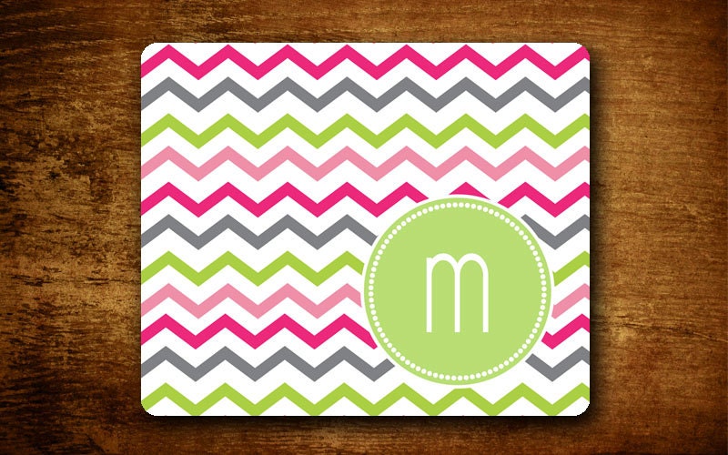 Mouse Pad - Cheery Chevron