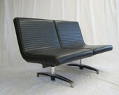 Mid Century Modern, danish, retro, vintage Chromecraft settee