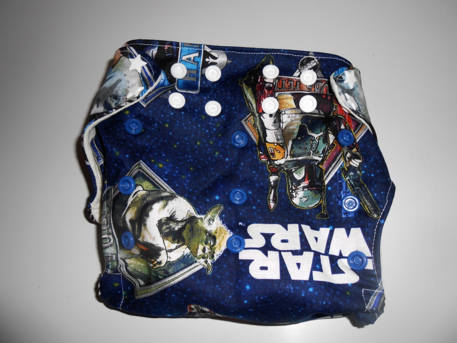 One Size Star Wars Character Pictures Pocket Diaper