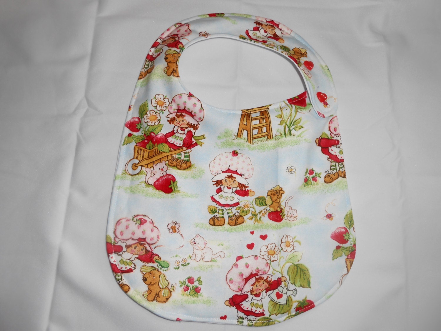 Vintage Strawberry Shortcake Bib