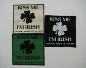 One Irish canvas patch in any color you choose....FREE SHIPPING USA