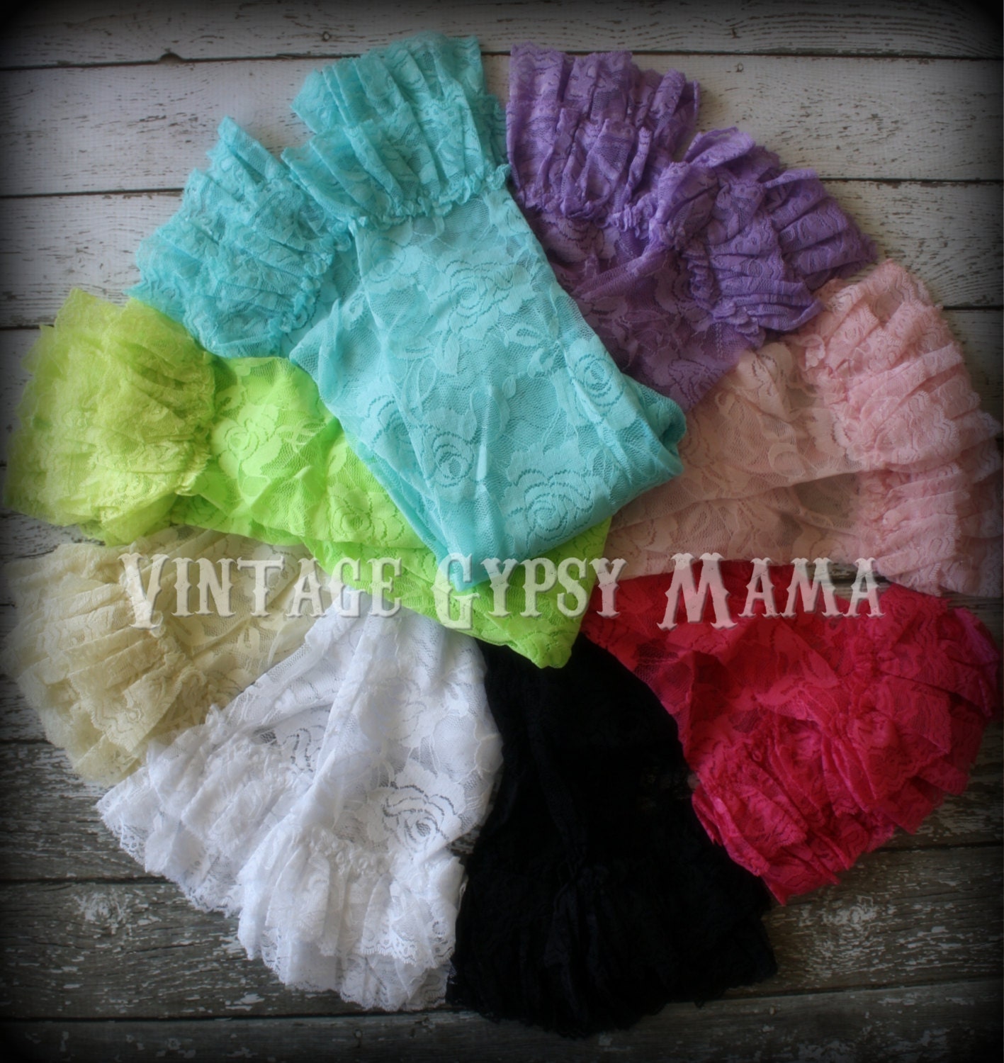 Ruffled Lace Leggings 6 mos. 12 mos 1 2 3 4 5 6 Lacey Aqua Blue White Ivory Cream Hot Pink Purple Lime White Tutu Tights Baby Leggins