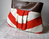 Carnival. Large pleated clutch