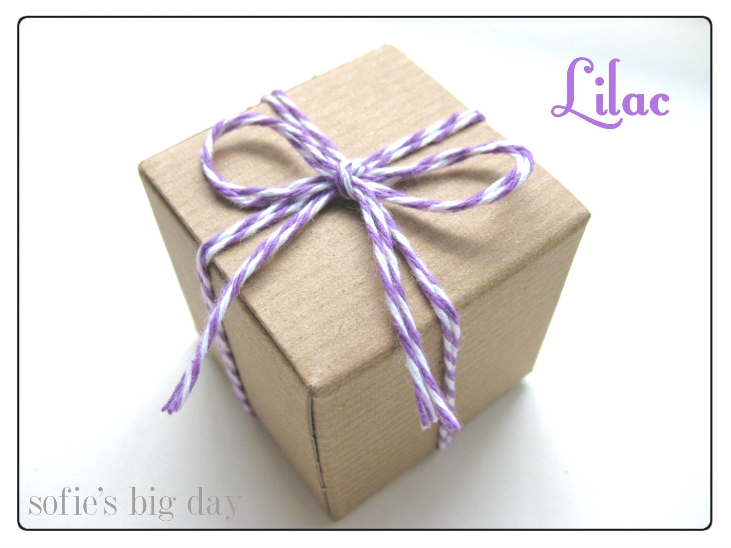 LILAC TWINE- Lilac twine from the Twinery- packaging supplies- string- purple cotton twine-25 yards Il_570xn