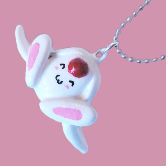 Kawaii Mokona Phone Charm Polymer Clay ON SALE