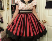 InTents Circus Tent Blouse and Skirt Set