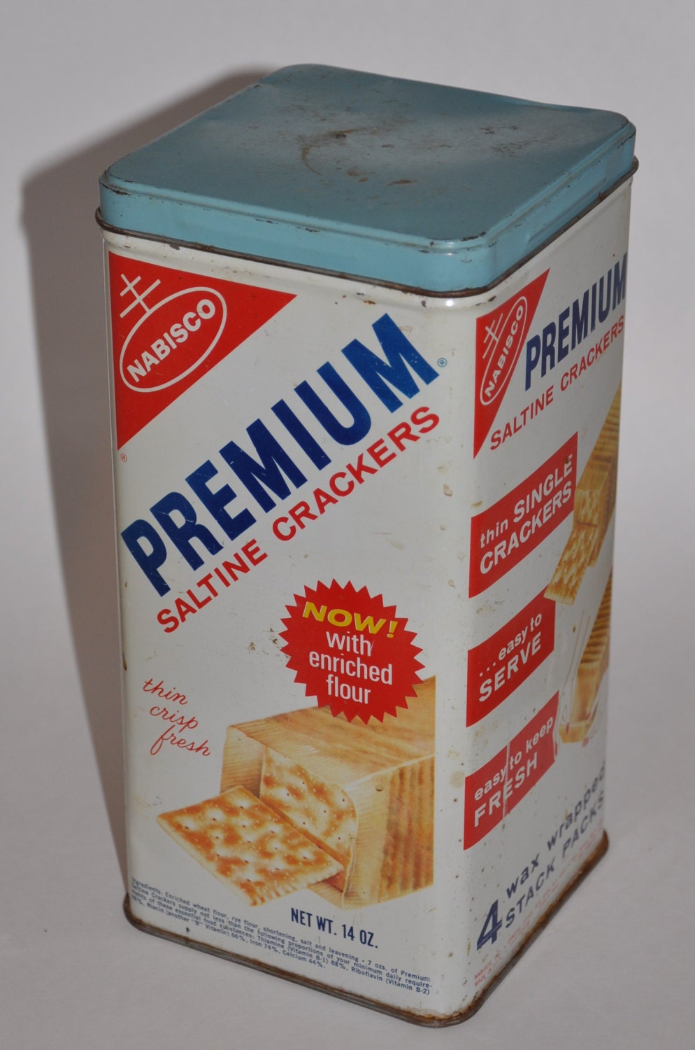 Vintage 1969 Nabisco Saltine Cracker Tin