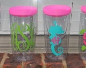 Personalized Monogram Vino2go Wine Glass Tumbler