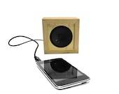 Little wooden desk top Mp3 Speaker