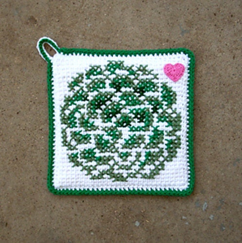 Cabbage Love Potholder