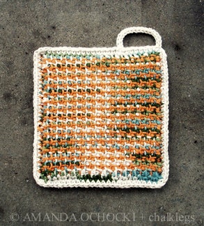Tunisian Crochet Potholder