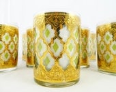 Vintage 1960's Culver Glassware - High Style Hollywood Regency
