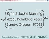 ON SALE Return Address Stamp - Modern Print - Custom Rubber Stamp Etsy Design (R1070) - Self Inking