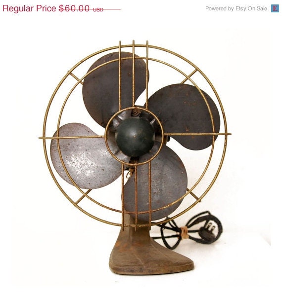 20% OFF VINTAGE SALE Vintage Antique Polar Cub Desk Fan